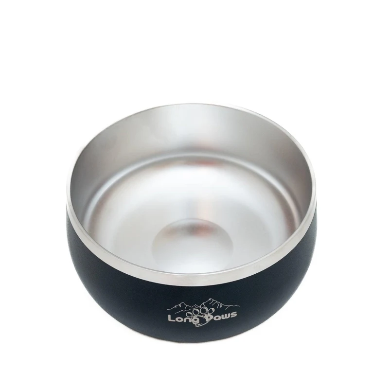 Lunar Dog Bowl - Black Dog Bowl
